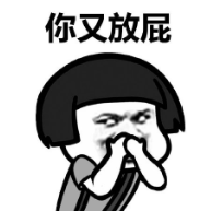 暴漫 文字表情包 你又放屁 搞笑 逗 沙雕