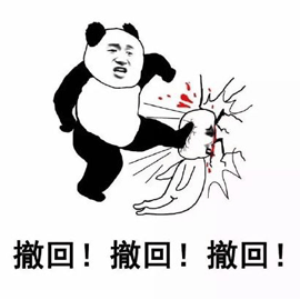 撤回 熊猫头