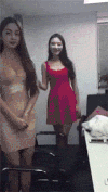 美女 打招呼 女神 性感