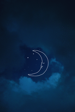 夜晚 月亮 星星 星空