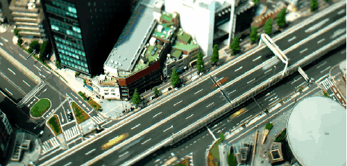 城市 日本 移轴摄影 车流 迷你东京 高架
