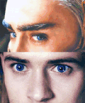 霍比特人 瑟兰迪尔 转头 蓝色 眼睛 美丽