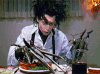 剪刀手爱德华 Edward Scissorhands movie 爱德华 约翰尼·德普 刀叉 尝试