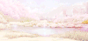 春天 花海  湖水  美景 春天的样子