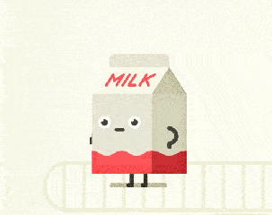 牛奶 盒子 扭动 跳舞