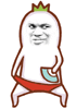 逗比 搞笑 金馆长 扇子 可爱