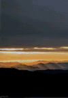 移动 沙漠 高山 夕阳