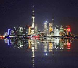 上海 水面 繁华 壮观