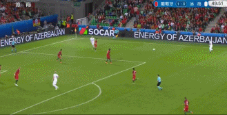 葡萄牙vs冰岛 2016欧洲杯 足球 传球 射门
