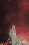 背影 星空 孤独 一个人