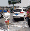 背手 绑起来 做错什么事了 马路上