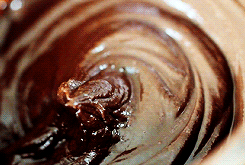 巧克力 食物 奶油 勺子