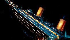 泰坦尼克号 Titanic 灯灭 倒塌 灾难