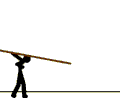 火柴人 逗逼 循环 动画 简笔画 stick figure
