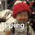 宋民国 红帽子 可爱 笑眯眯 开心ing