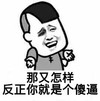 那又怎样 你是个傻逼 斗图 搞笑 猥琐