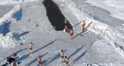 冬泳 哈尔滨市 游泳 纪录片 航拍中国 雪 黑龙江 牡丹江
