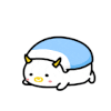 小猪 睡觉 盖被 可爱