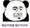 暴漫 文字表情包 我也不知道我又不识字 搞笑 逗 沙雕