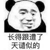 暴漫 熊猫头 长得跟遭了天谴似的 无奈 搞怪 逗