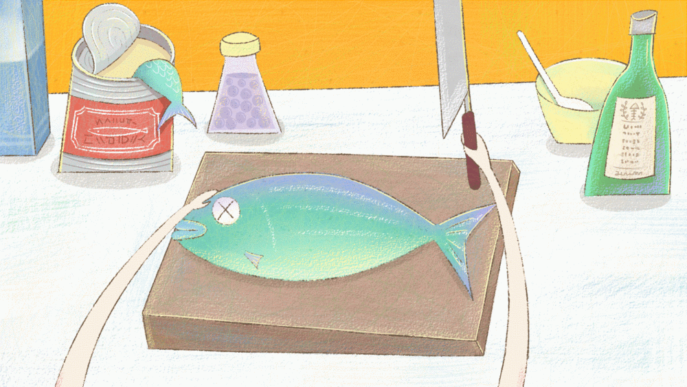 做饭 菜板 美食 鱼