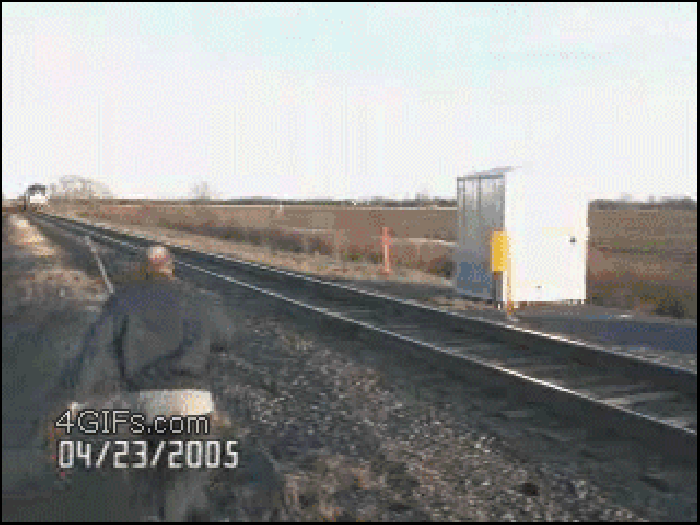 火车 铁路 快速 危险