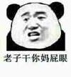 熊猫人 逗比 老司机 老子干你妈屁眼
