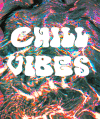 设计素材 CHILL VIBES 波浪 动态图