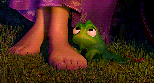 青蛙 依靠 脚 紫色裙子