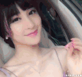 美女 车内 性感 自拍