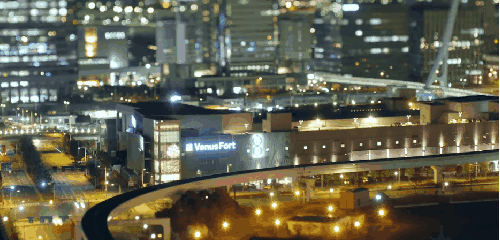 城市 夜晚 日本 灯光 移轴摄影 立交桥