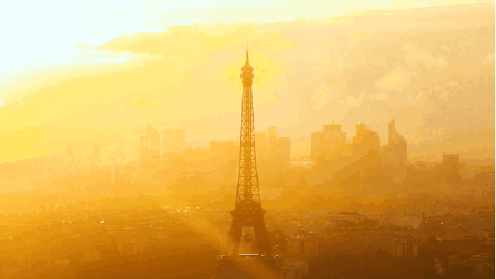 巴黎 埃菲尔铁塔 风景 唯美