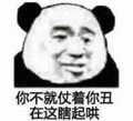 熊猫头 你丑 瞎起哄 斗图 搞笑