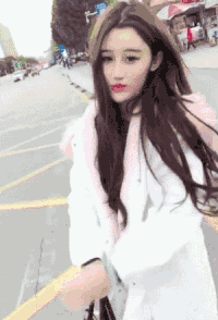 美女 长发飘飘 凌乱美 气质