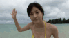 美女 海边 黑头发 女神