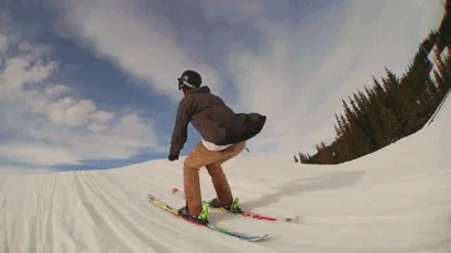 滑雪 冬天 特技 玩耍
