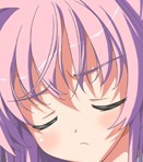 闭眼睛 美女 二次元 软妹