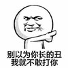 金馆长 别以为你长的丑我就不敢打你 斗图 威胁 指责