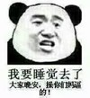 我要睡觉去了 晚安 分别 再见 操你妹妈逼的 回聊