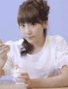 美女 吃冰淇淋 可爱 清纯