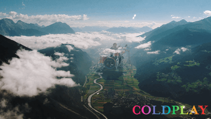 酷玩乐队 Coldplay  MV  超现实 山川