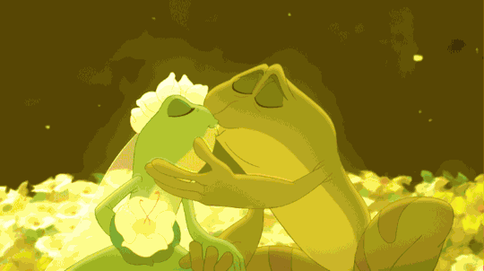 青蛙 亲吻 绚烂