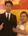 领带 男人 黑色 女人