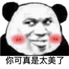 暴漫 熊猫头 你可真是太美了 害羞 搞怪 逗