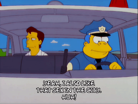 动漫 开车 警察 警车