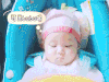 咘咘 超人妈妈 可爱 太阳照眼 揉眼