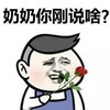 奶奶你刚说啥 金馆长 玫瑰花 拿着