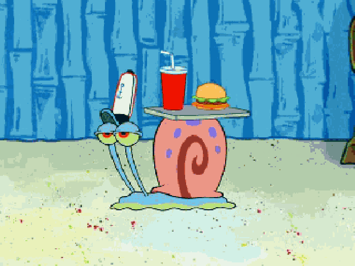 蜗牛 饮料 汉堡包 动画