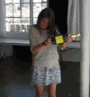 美女  开酒  奇怪  打脸  搞笑