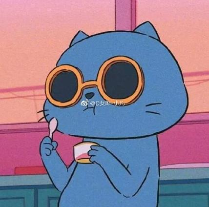 卡通 可爱 萌 猫咪 逗